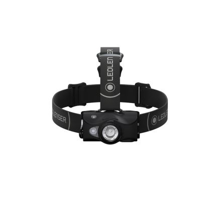 Ledlenser MH8 - Lanterna frontal recarregável com intensidade regulável LED/2xAA/1550 mAh IP54 600 lm 60 h preta