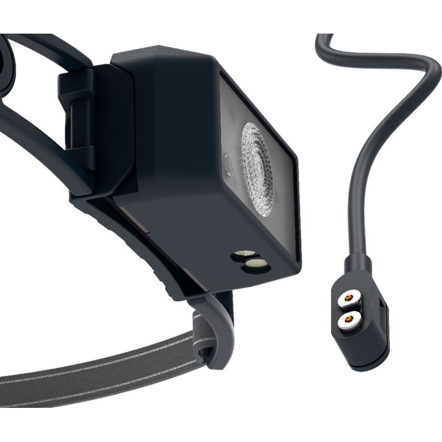 Ledlenser NEO1R - Lanterna frontal recarregável com ajuste de brilho LED/730 mAh IP67 250 lm 15 h preta