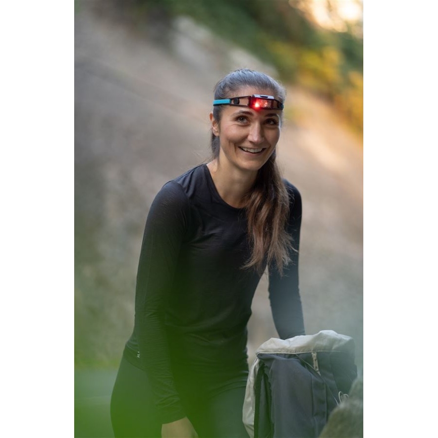 Ledlenser NEO1R - Lanterna frontal recarregável com LED regulável LED/730 mAh IP67 250 lm 15 h azul