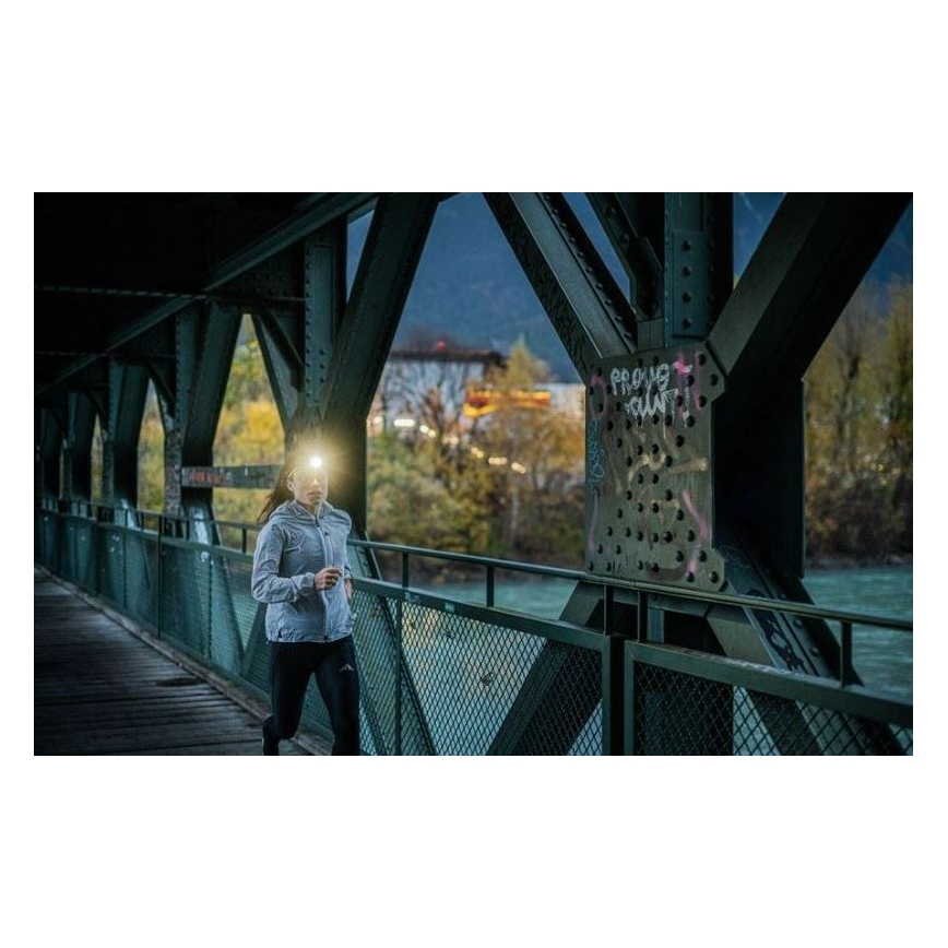 Ledlenser NEO1R - Lanterna frontal recarregável LED regulável, bateria 730 mAh, IP67, 250 lm, 15 h, verde