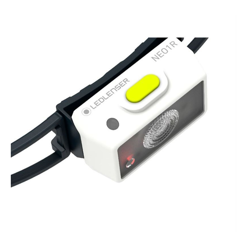 Ledlenser NEO1R - Lanterna frontal recarregável LED regulável, bateria 730 mAh, IP67, 250 lm, 15 h, verde
