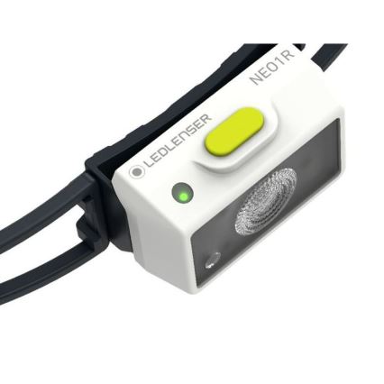 Ledlenser NEO1R - Lanterna frontal recarregável LED regulável, bateria 730 mAh, IP67, 250 lm, 15 h, verde