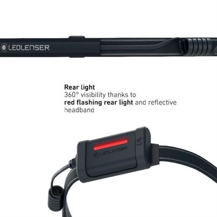 Ledlenser NEO3 - Lanterna frontal LED regulável LED/3xAAA IP54 400 lm 20 h preta