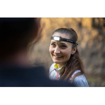 Ledlenser NEO5R - Lanterna frontal recarregável LED regulável, 1800 mAh, IP54, 600 lm, 35 h, azul