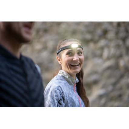 Ledlenser NEO5R - Lanterna frontal recarregável LED regulável, 1800 mAh, IP54, 600 lm, 35 h, azul