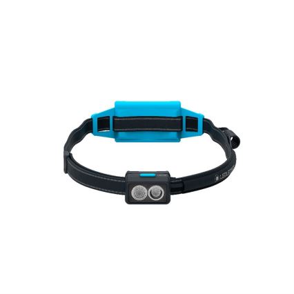 Ledlenser NEO5R - Lanterna frontal recarregável LED regulável, 1800 mAh, IP54, 600 lm, 35 h, azul