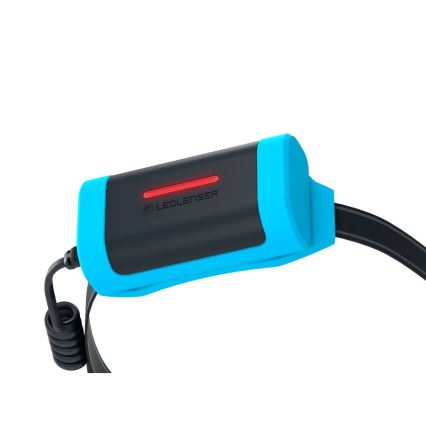 Ledlenser NEO9R - Lanterna frontal recarregável LED regulável LED/5000 mAh IP54 1200 lm 120h preta/azul