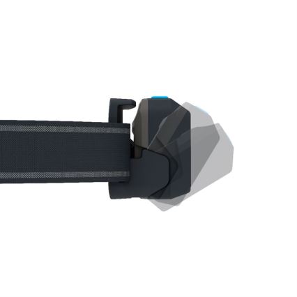 Ledlenser NEO9R - Lanterna frontal recarregável LED com dimmer/5000 mAh IP54 1200 lm 120 h preta/cinza