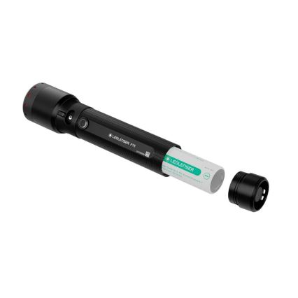 Ledlenser P7R - Lanterna recarregável LED dimerizável LED/4600 mAh IP68 2000 lm 80 h preta