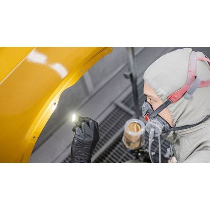 Ledlenser W1R - Lanterna de trabalho recarregável LED regulável com clipe, 740 mAh, IP54, 220 lm