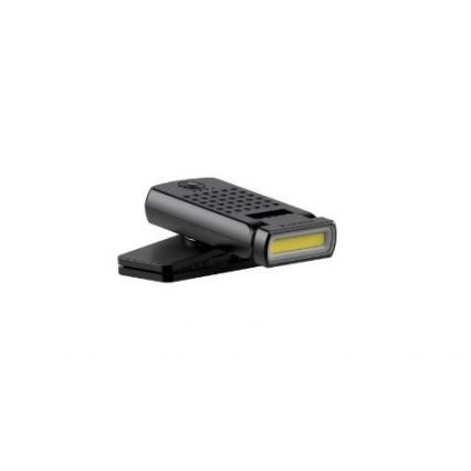 Ledlenser W1R - Lanterna de trabalho recarregável LED regulável com clipe, 740 mAh, IP54, 220 lm
