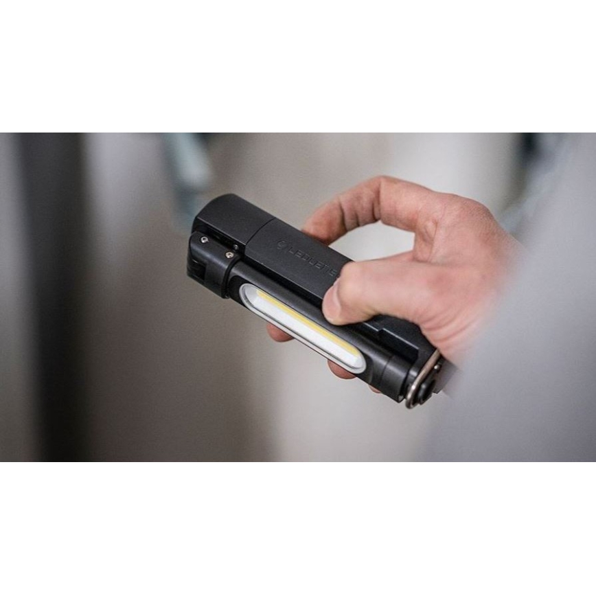 Ledlenser W6R - Lanterna de trabalho recarregável LED dimável LED/2500 mAh IP54 500 lm 10 h