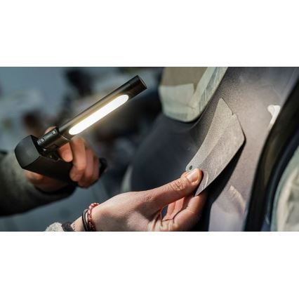 Ledlenser W7R - Lanterna de trabalho recarregável LED regulável / 2500 mAh / IP54 / 600 lm
