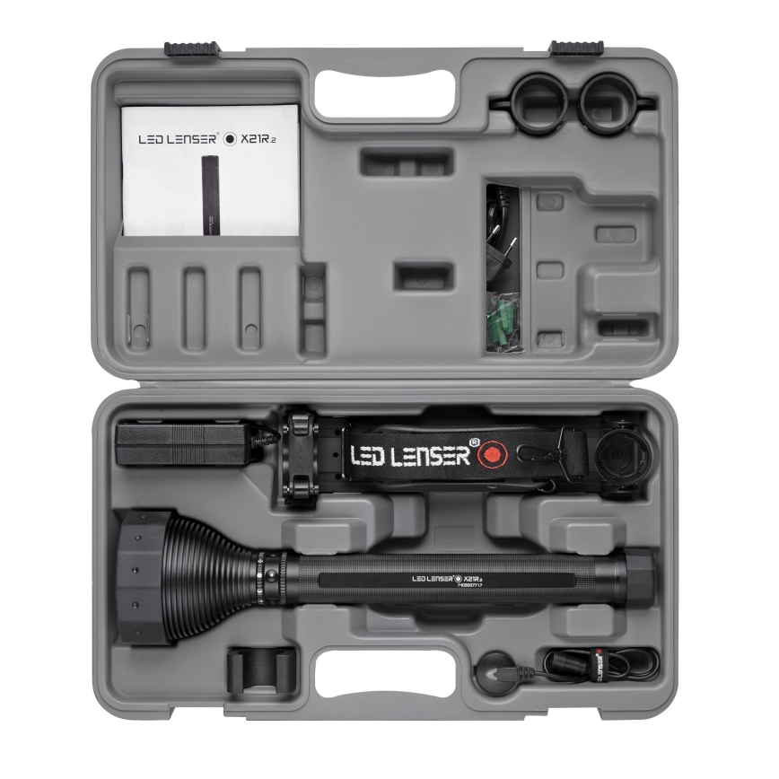 Ledlenser X21R - Lanterna recarregável LED regulável LED/5000 mAh IP54 5000 lm 40 h