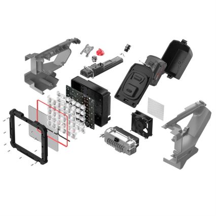 Ledlenser XP30R - Lanterna recarregável LED dimável LED/5000 mAh IP54 32000 lm 16 h cinzenta