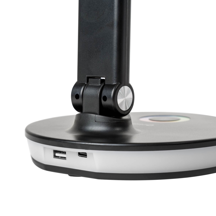 LED RGBW Candeeiro de mesa com regulação com função power bank LED/12W/5V 2800-6000K preto