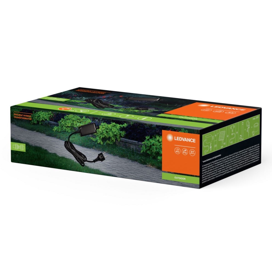 Ledvance - Adaptador de alimentação de rede exterior ENDURA 24W/12V IP67