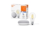 Ledvance - Altifalante inteligente Google Nest Mini Wi-Fi + Lâmpada LED com regulação SMART+