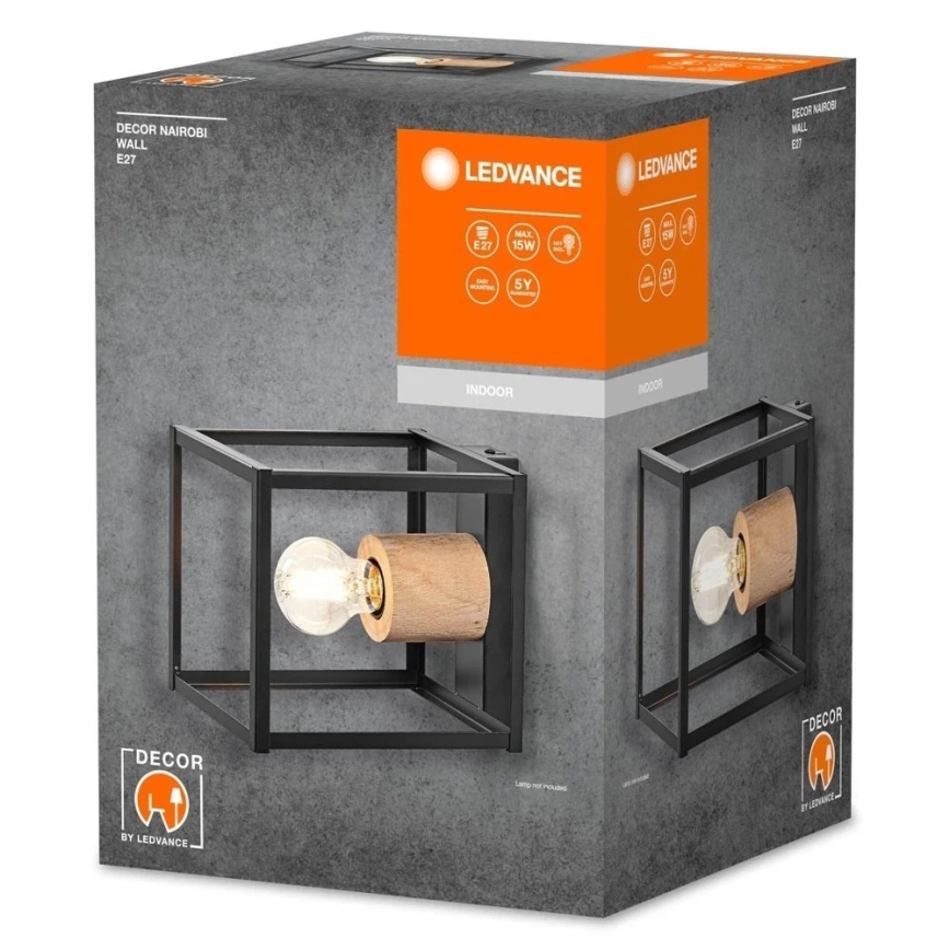 Ledvance - Aplique de parede DECOR NAIROBI 1xE27/15W/230V