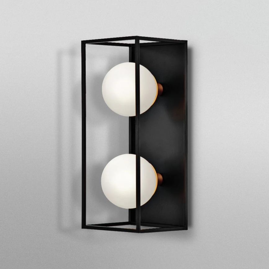 Ledvance - Aplique de parede exterior DECOR SQUARE 2xG9/28W/230V IP44