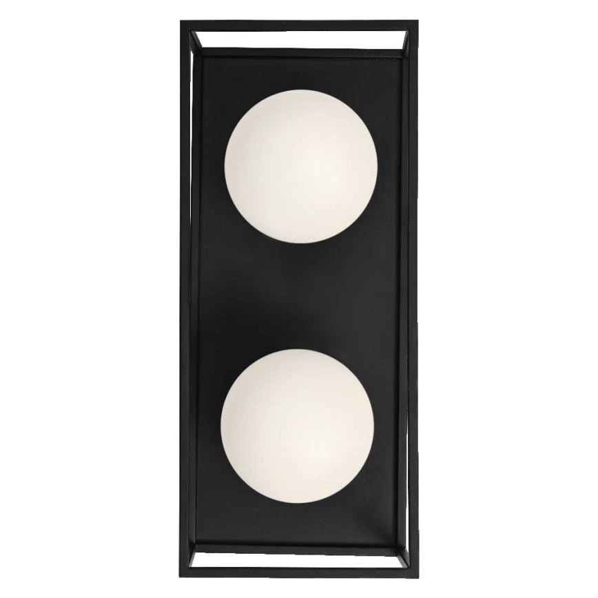 Ledvance - Aplique de parede exterior DECOR SQUARE 2xG9/28W/230V IP44