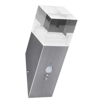 Ledvance - Aplique de parede LED para exterior com sensor CRYSTAL LED/5W/230V IP44