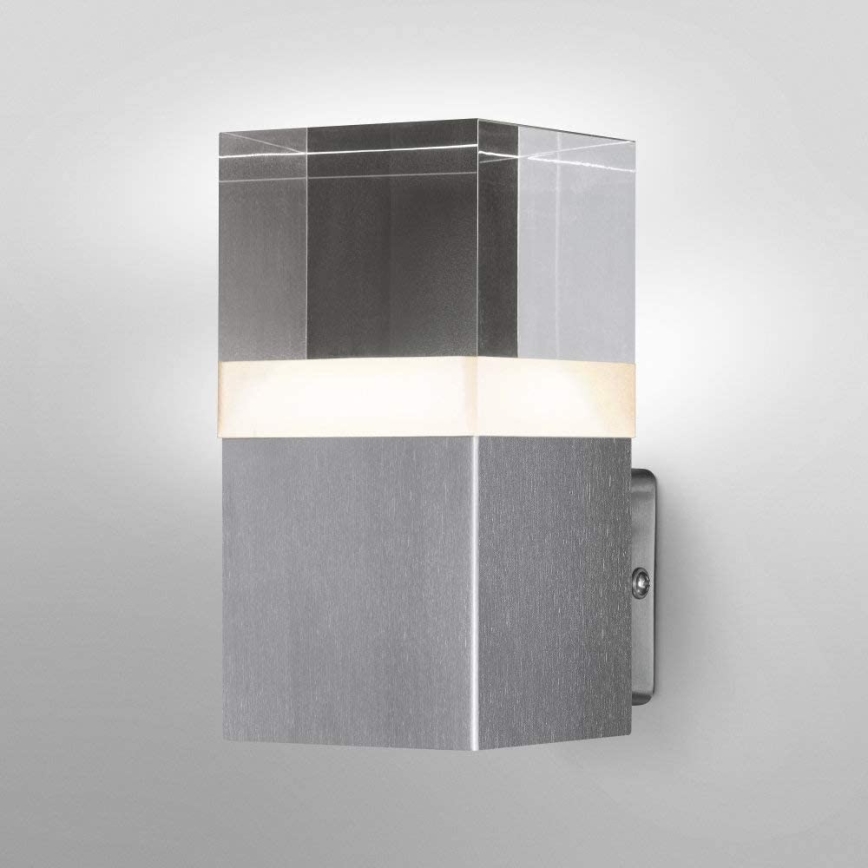 Ledvance - Aplique de parede LED para exterior CRYSTAL LED/4,5W/230V IP44