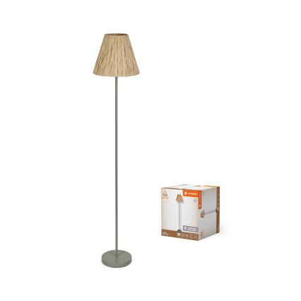 Ledvance - Candeeiro de chão DECOR RAFFIA 1xE27/15W/230V bastão de ráfia