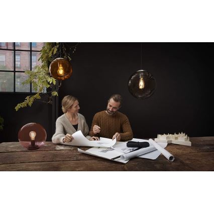 Ledvance - Candeeiro de mesa BUBBLE 1xE27/40W/230V rosa