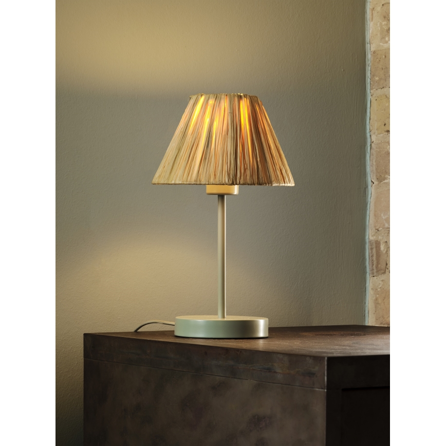 Ledvance - Candeeiro de mesa DECOR RAFFIA 1xE27/15W/230V bastão de ráfia