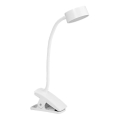 Ledvance - Candeeiro de mesa LED regulável por toque com clip CYLINDER LED/4,8W/5V 3000-6500K branco