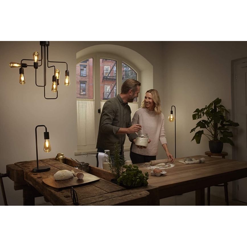 Ledvance - Candeeiro de mesa PIPE 1xE27/40W/230V