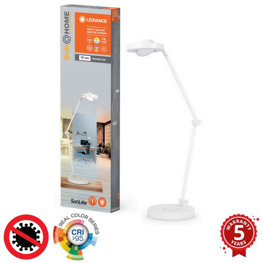 Ledvance - Candeeiro de mesa táctil LED com regulação SUN@HOME LED/20W/230V 2200-5000K CRI 95 Wi-Fi