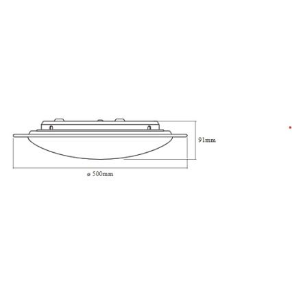 Ledvance - Candeeiro de tecto LED regulável ORBIS SPARKLE LED/24W/230V 2700-6500K diâmetro 50 cm + controlo remoto