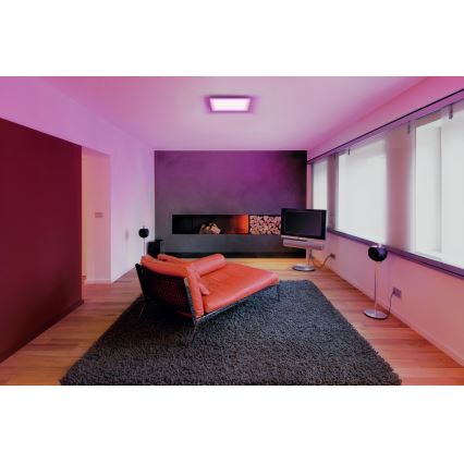 Ledvance - Luminária de teto dimerizável LED RGBW SMART+ PLANON LED/28W/230V 45x45 cm Wi-Fi
