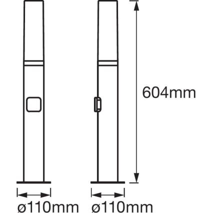 Ledvance - Candeeiro exterior LED RGBW SMART+ FLARE LED/7,5W/230V IP44 Wi-Fi