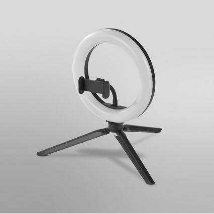 Ledvance - Candeeiro de mesa LED com regulação e suporte para vlogs LED/5,5W/USB 3000/4000/6500K