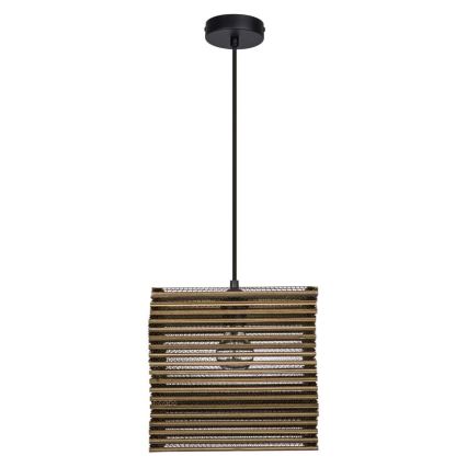 Ledvance - Candeeiro suspenso DECOR CARDBOARD 1xE27/15W/230V 25x25 cm