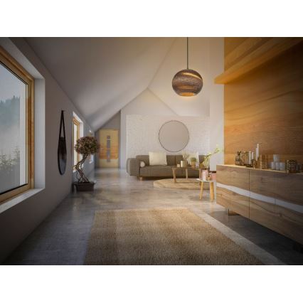 Ledvance - Candeeiro suspenso DECOR CARDBOARD 1xE27/15W/230V diâmetro 26 cm