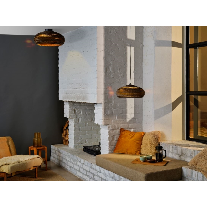 Ledvance - Candeeiro suspenso DECOR CARDBOARD 1xE27/15W/230V diâmetro 40 cm