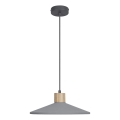 Ledvance - Candeeiro suspenso DECOR CONCRETE 1xE27/15W/230V diâmetro 32 cm betão cinzento
