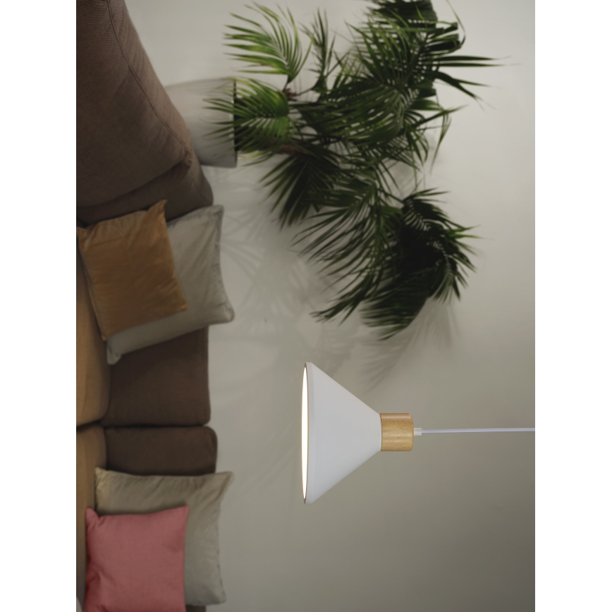 Ledvance - Candeeiro suspenso DECOR PLASTER 1xE27/25W/230V diâmetro 22 cm gesso branco