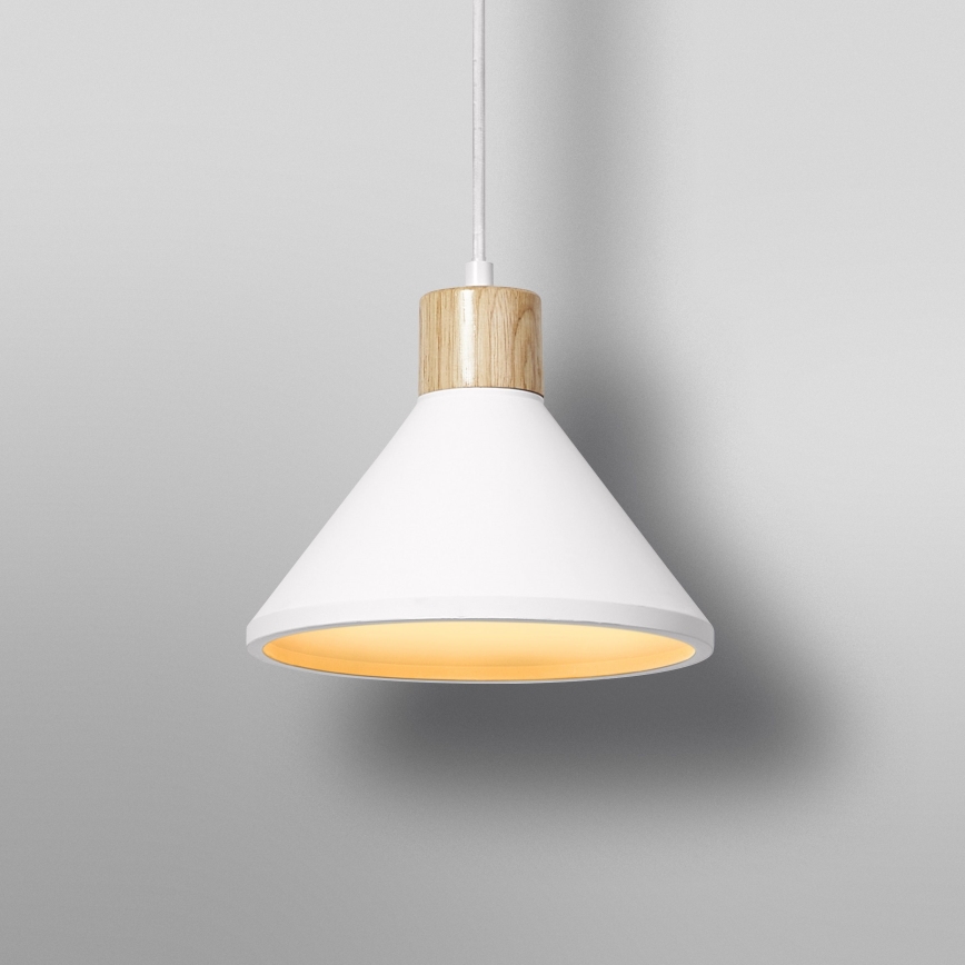 Ledvance - Candeeiro suspenso DECOR PLASTER 1xE27/25W/230V diâmetro 22 cm gesso branco