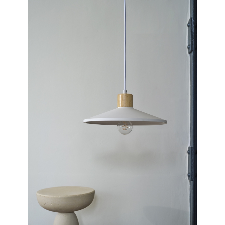 Ledvance - Candeeiro suspenso DECOR PLASTER 1xE27/25W/230V diâmetro 32 cm gesso branco
