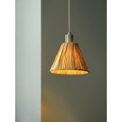 Ledvance - Candeeiro suspenso DECOR RAFFIA 1xE27/15W/230V
