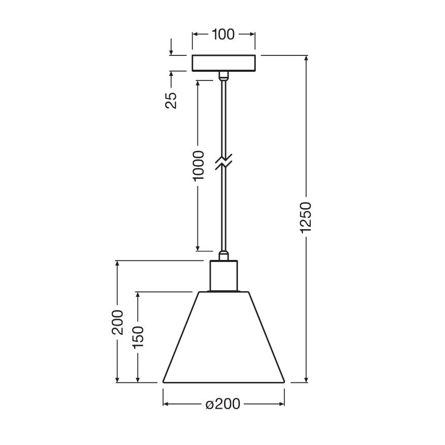Ledvance - Candeeiro suspenso DECOR RAFFIA 1xE27/15W/230V