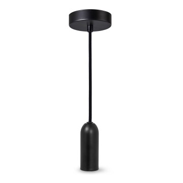 Ledvance - Candelabro suspenso PENDULUM ROUND 1xE27/15W/230V preto