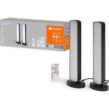 Ledvance - CONJUNTO 2x LED RGBW Candeeiro de mesa com regulação MOOD LIGHT LED/4W/230V Wi-Fi + CR