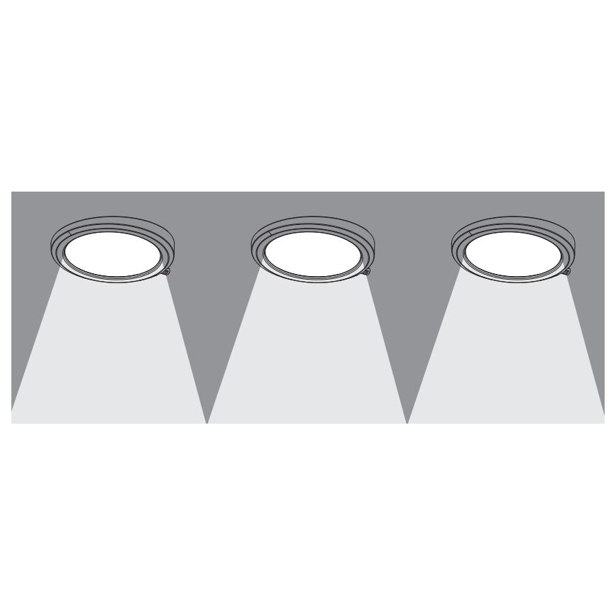 Ledvance -CONJUNTO3x Iluminação de armário de cozinha LED com regulação SMART+ LED/6,5W/230V 3000-6500K Wi-Fi