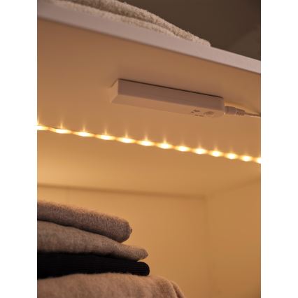 Ledvance - Fita LED com sensor de movimento FLEX 2m LED/3,6W/4xAA